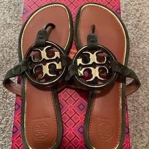 Suede Tory Burch Sandals